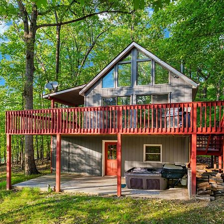 Hot Tub, Large Deck, Wifi, Fire Pit At Chalet Cabin Morton Grove エクステリア 写真